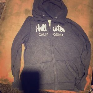 Hollister zip up hoodie